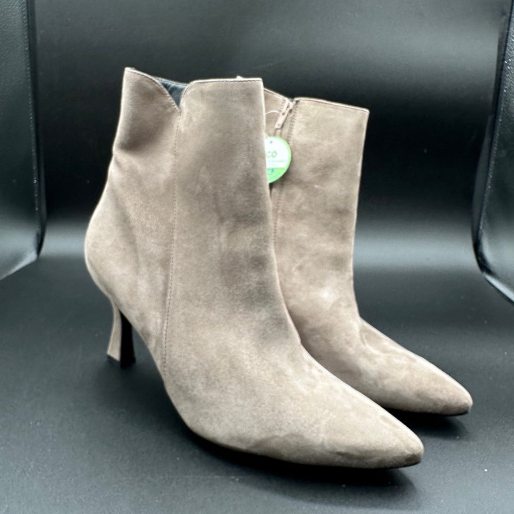 Paul Green Suede Marilyn Heel Kitten Booties - Picture 2 of 6